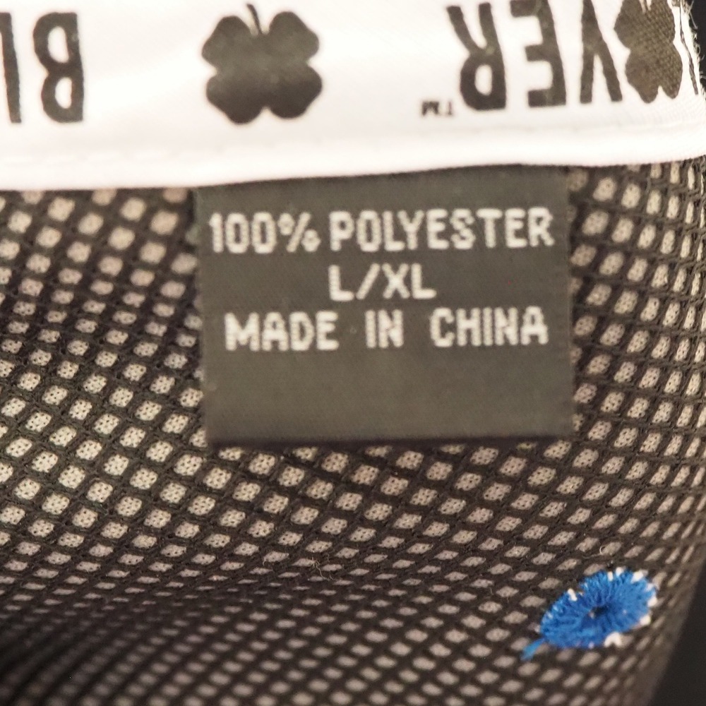 Black Clover Hat Men L/XL Blue Gray Live Lucky Clover Logo A-Flex Golf Cap - Picture 10 of 12